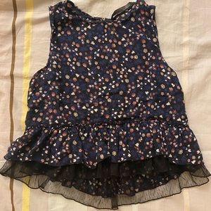 ZARA FLOWER DOT PRINT TANK TOP